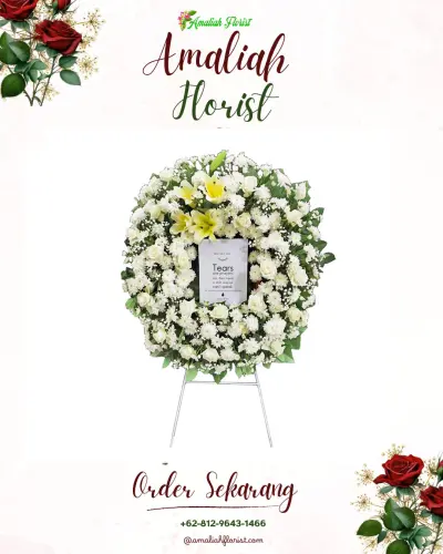 Krans Bunga Duka Cita di Songgom