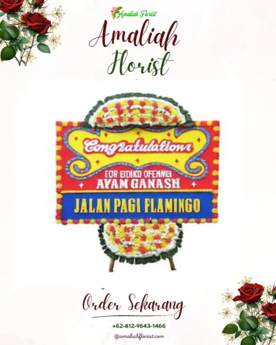 Bunga Papan Congratulation di Songgom